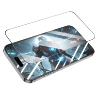 Защитное стекло для iPhone 15 Pro Max закаленное, сверхпрочное