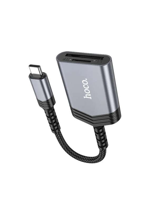 Переходник OTG HOCO UA25 USB-C , для SD и Micro SD