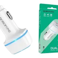 Автомобильное З/У USB Borofone BZ14 (2USB/12W)