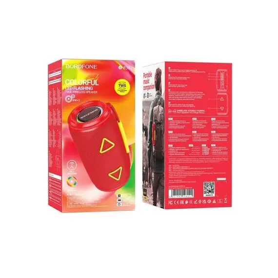 Портативная колонка Borofone BR38 красная