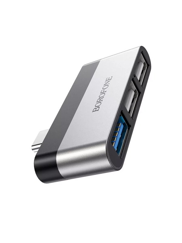 Адаптер DH1 Type-C на USB 3,0, 2 USB 2.0