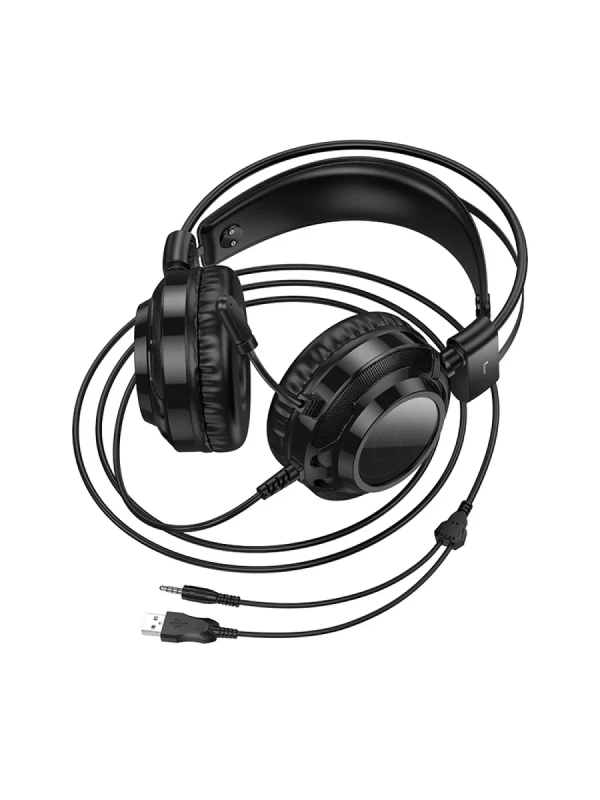Проводные наушники W110, HOCO, игровые с микрофоном