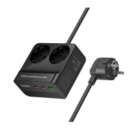 Мульти-функциональный сетевой фильтр с USB,зарядка 30W