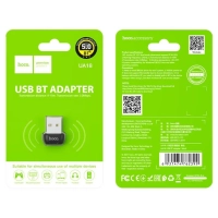 Адаптер Hoco UA18, USB - BT, Bluetooth: двойной режим 5.0