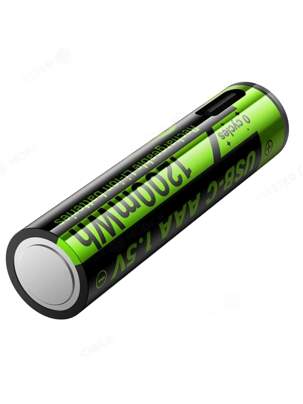 Батарейки ААА аккумуляторные, перезаряжаемые, набор 2 шт