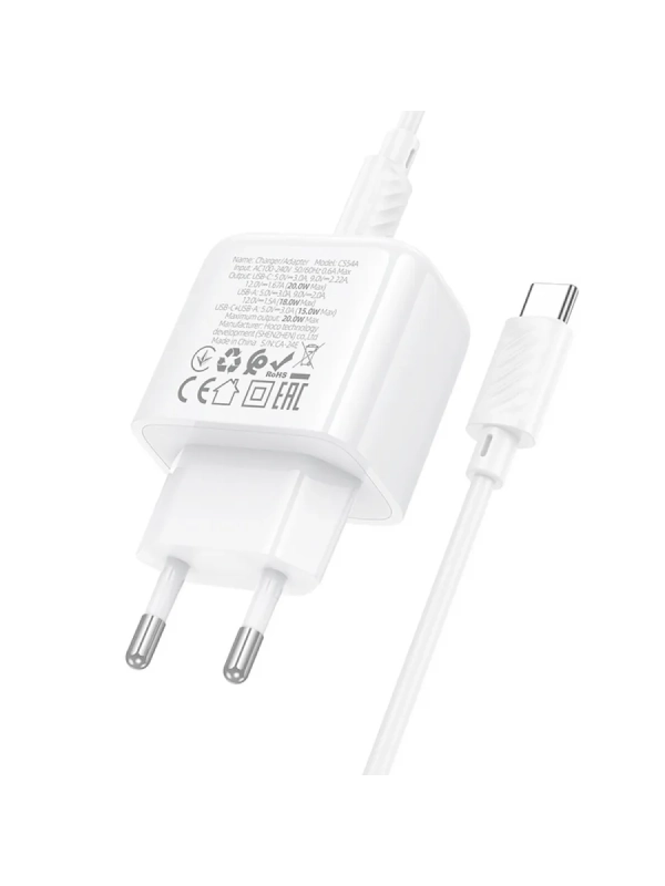 Зарядное устройство, USB 3.0 QC PD 20W кабель Type-C