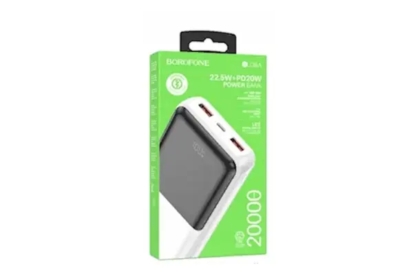 Внешний аккумулятор BJ36A 20000 mAh быстрая зарядка 22,5W