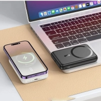 Быстрая зарядка. Беспроводной повербанк Hoco J141 10000 mAh ,белый