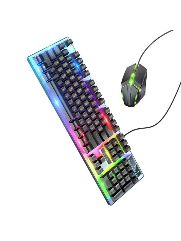 Набор проводной игровой Hoco GM18 клавиатура+мышь, подсветка