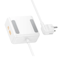 Мульти-функциональный сетевой фильтр с USB,зарядка 30W