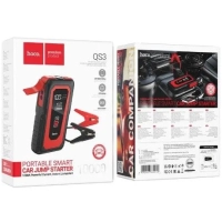 Аккумулятор-пусковое устройство (бустер) внешний 10000mAh 37Wh черный QS3 HOCO