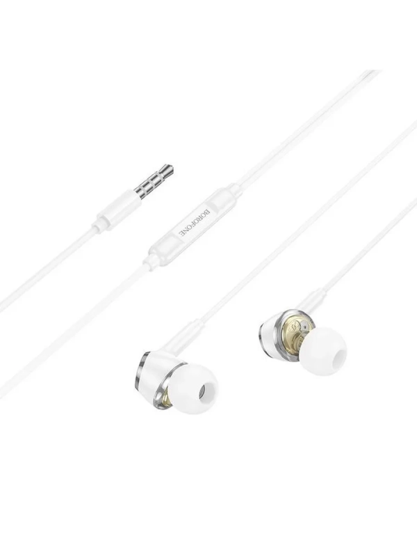 Проводные наушники BOROFONE BM90 белые