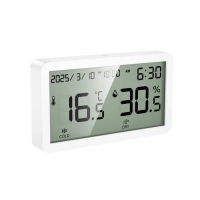 Термометр гигрометр комнатный с часами HX42 5в1