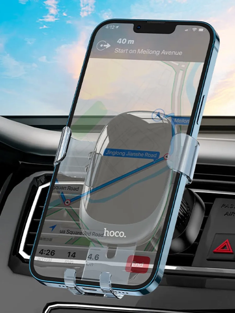 Автодержатель для телефона H7 серый