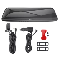 Видеорегистратор зеркало Hoco DV4 с камерой