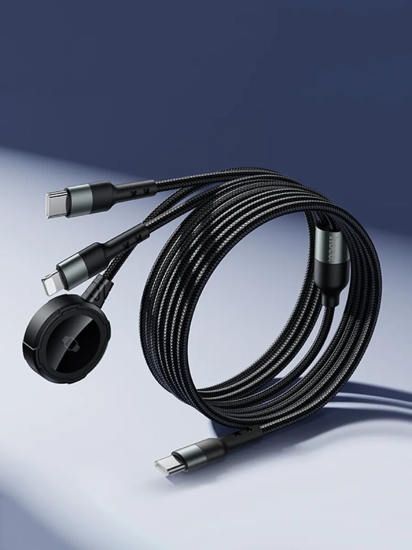 Док-станция для часов с кабелем на 2 разъема