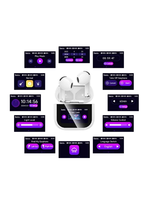 Беспроводные наушники EW82 с дисплеем