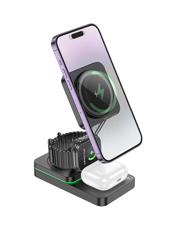 Складная зарядная станция CQ10 3 в 1 15 Вт