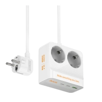 Мульти-функциональный сетевой фильтр с USB,зарядка 30W