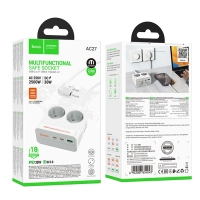 Мульти-функциональный сетевой фильтр с USB,зарядка 30W