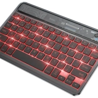 hoco Клавиатура беспроводная , Английская раскладка, черный, прозрачный