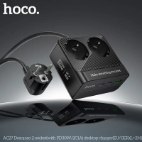 Мульти-функциональный сетевой фильтр с USB,зарядка 30W