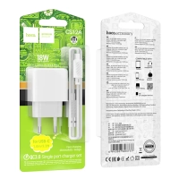 Сетевое зарядное устройство Hoco CS12A + Type-C