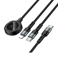 Док-станция для часов с кабелем на 2 разъема