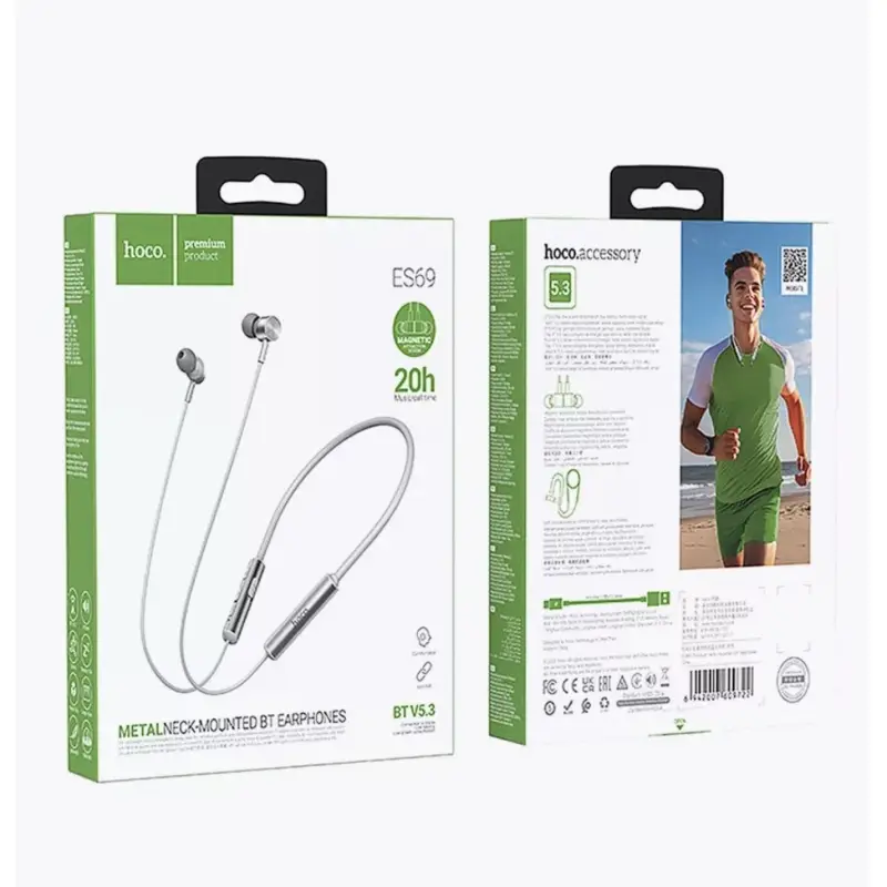 Наушники беспроводные спортивные с микрофоном Hoco ES69