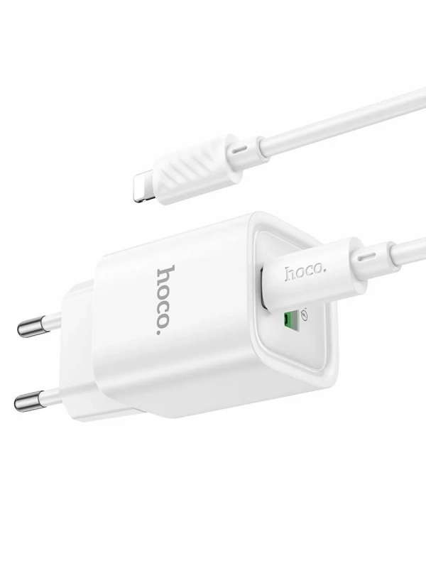 Быстрая сетевая зарядка 30 Вт с кабелем lightning