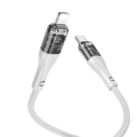hoco Кабель для мобильных устройств Apple Lightning/USB Type-C, белый