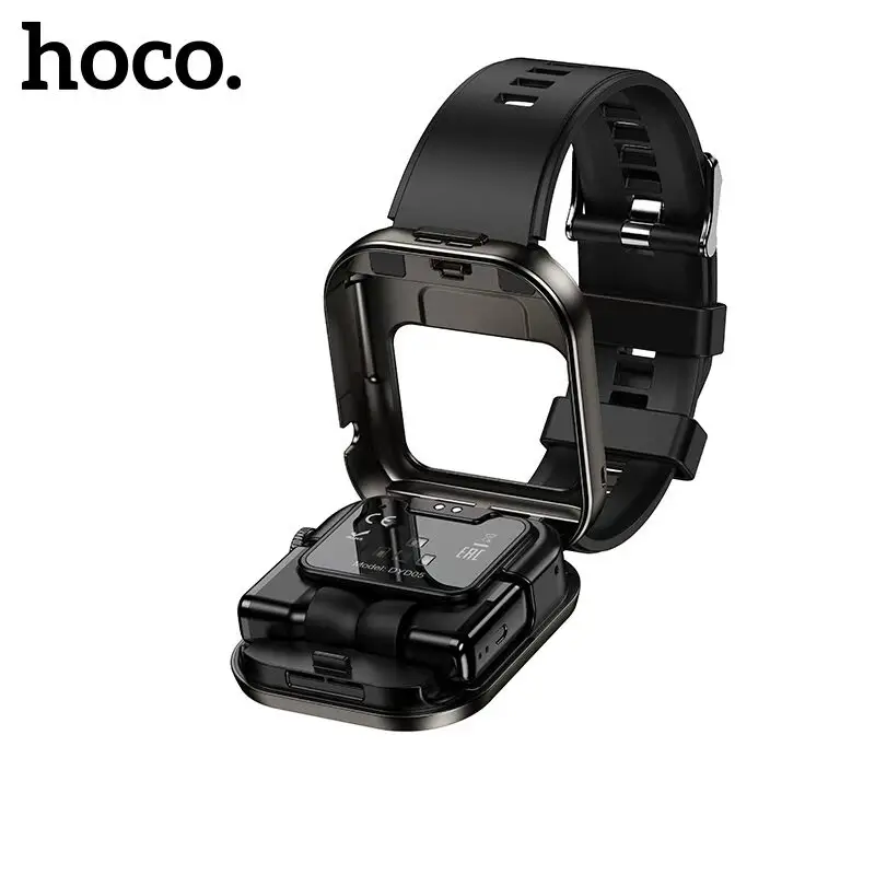 Смарт часы Hoco DYD05 2в1 с наушниками