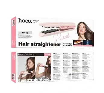 Выпрямитель утюжок для волос HP46 портативный