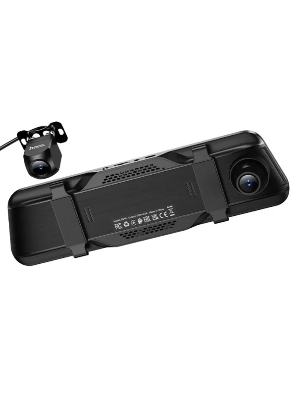 Автомобильный видеорегистратор "HOCO DV16", HD IPS дисплей, 2 камеры