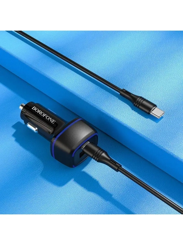 Зарядка для телефона в машину USB Type-С 3А PD20W