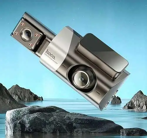 Видеорегистратор Hoco DI64 Wi-Fi с экраном 3.0, 3 камерами