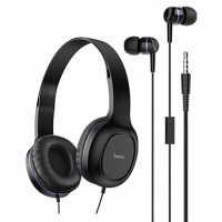 Проводные наушники HOCO W24 Enlighten, Jack 3.5mm, 1.2 м