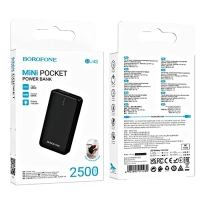 Мощный внешний аккумулятор BOROFONE BJ48 2500mAh