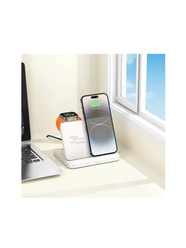 Беспроводное зарядное устройство 3 в 1 HOCO CQ7