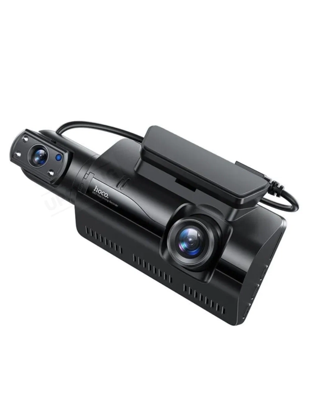 Видеорегистратор Hoco DI07 Max (WIFI version), 2 камеры, Wi-Fi, черный