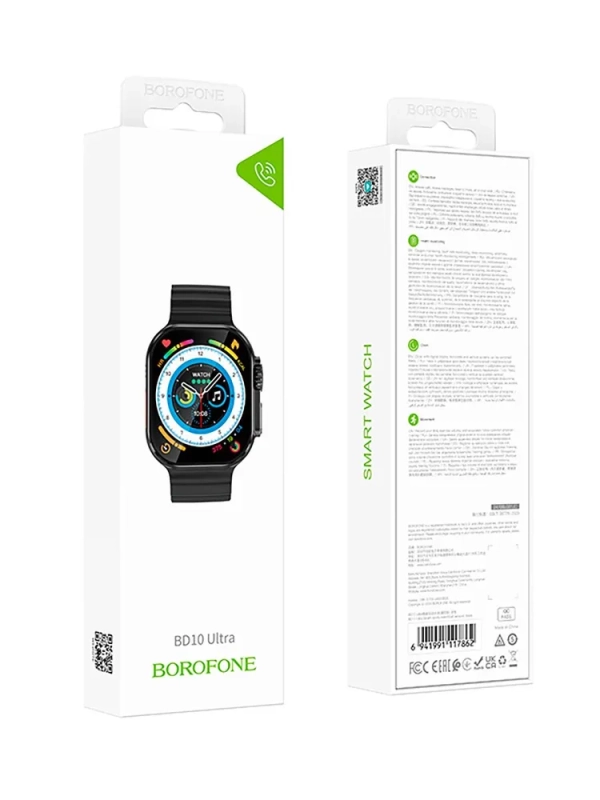 Смарт-часы Borofone BD10 Ultra (Call version), черные