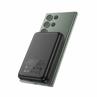 Быстрая зарядка. Беспроводной повербанк Hoco J141 10000 mAh черный.