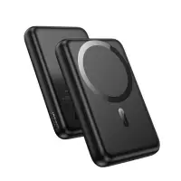 Быстрая зарядка. Беспроводной повербанк Hoco J141 10000 mAh черный.