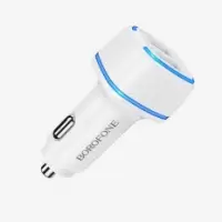 Автомобильное З/У USB Borofone BZ14 (2USB/12W)
