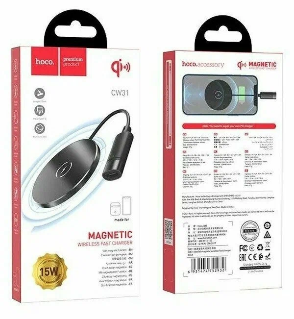 Сетевое зарядное устройство Hoco CW31 беспроводное