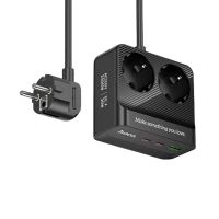 Мульти-функциональный сетевой фильтр с USB,зарядка 30W