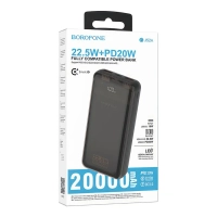 Внешний аккумулятор Powerbank для телефона 20000mAh 2A