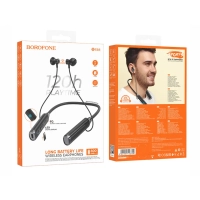 Беспроводные наушники BOROFONE BE64 Perfect neckband черный