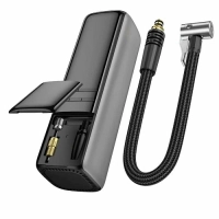 Портативный насос для накачки шин BOROFONE FC1 с ЖК-дисплеем точного давления