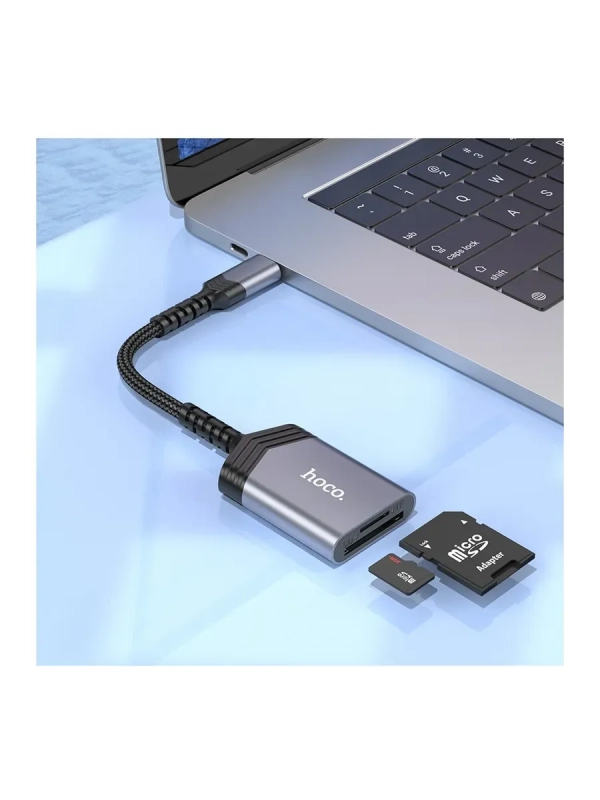 Переходник OTG HOCO UA25 USB-C , для SD и Micro SD